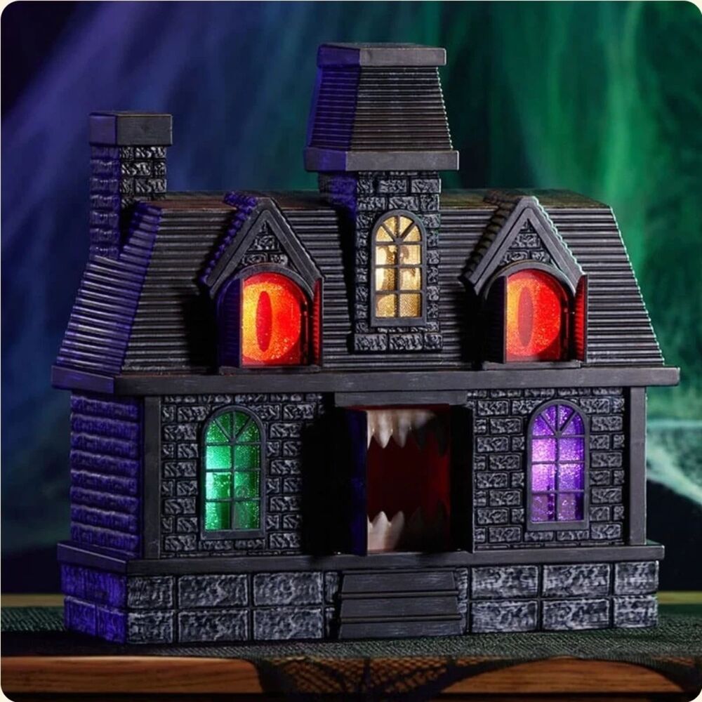 2025 Cracker Barrel Halloween Haunted House Projection Lights, Sound Eyes Teeth